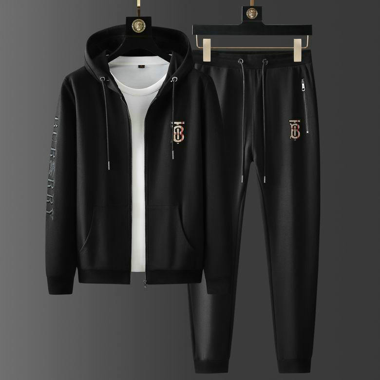 Wholesale Cheap B urberry Replica Designer Tracksuits for Sale