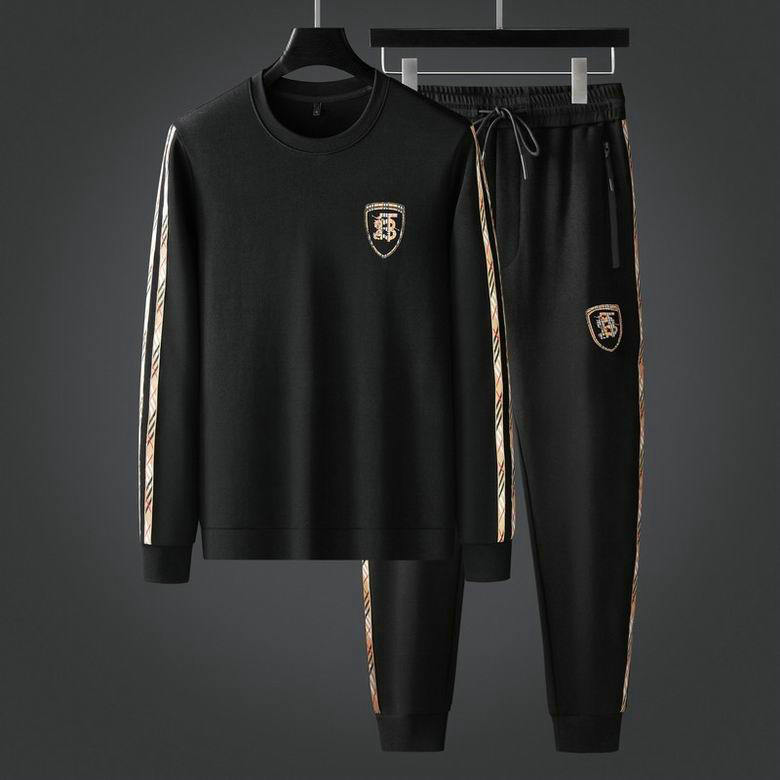 Wholesale Cheap B urberry Replica Designer Tracksuits for Sale