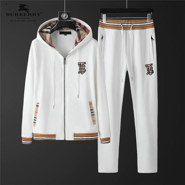 Wholesale Cheap B urberry Replica Designer Tracksuits for Sale