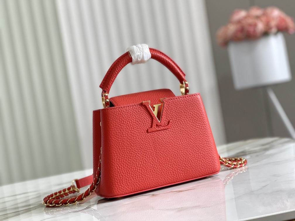 Wholesale Cheap Louis Vuitton Capucines Women Tote Shoulder bags for Sale