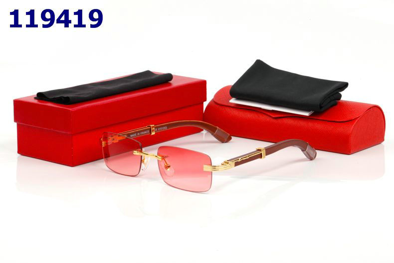 Wholesale Cheap Cartier Wooden Glasses Frames for sale