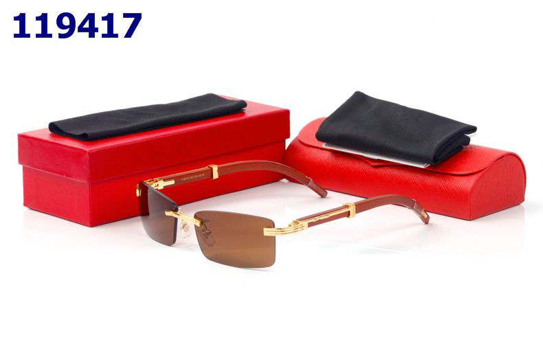 Wholesale Cheap Cartier Wooden Glasses Frames for sale