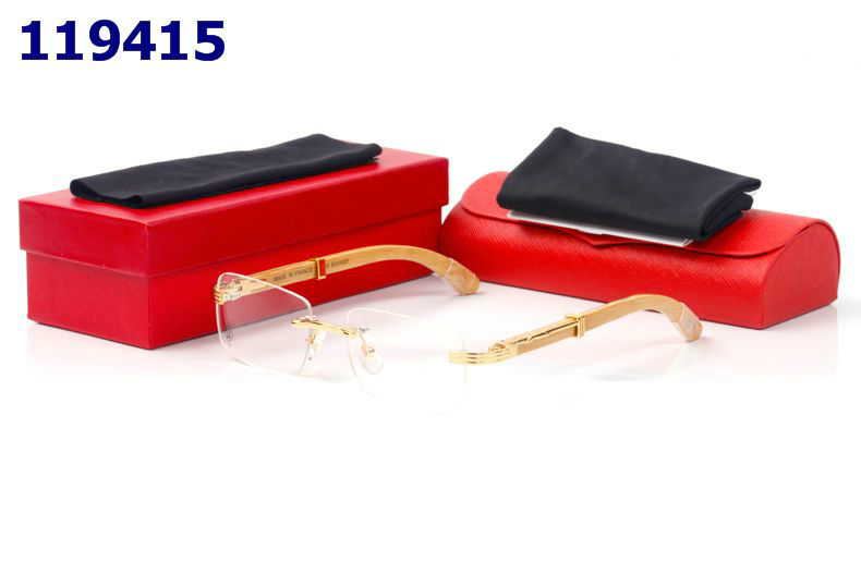 Wholesale Cheap Cartier Wooden Glasses Frames for sale