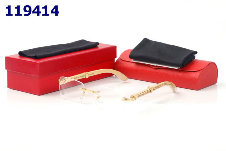Wholesale Cheap Cartier Wooden Glasses Frames for sale