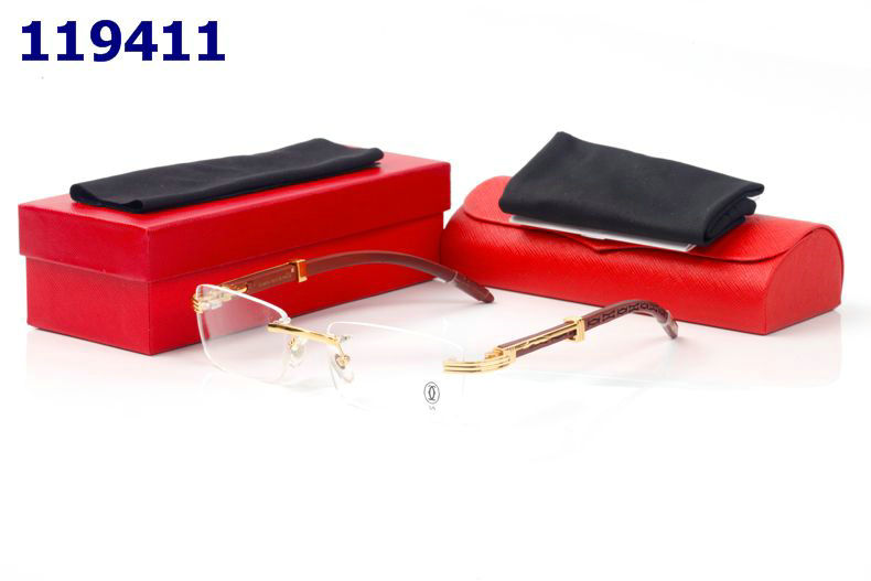 Wholesale Cheap Cartier Wooden Glasses Frames for sale