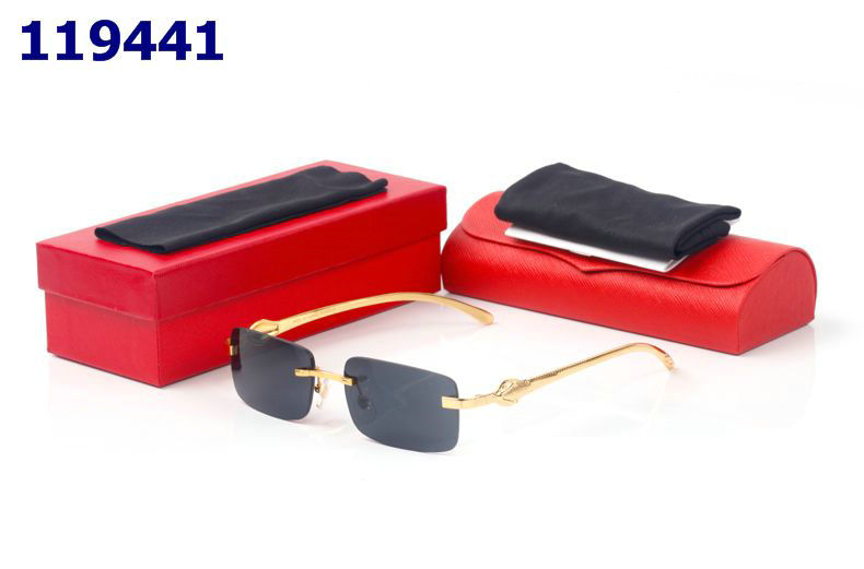 Wholesale Cheap Cartier Panthere Metal Glasses for sale