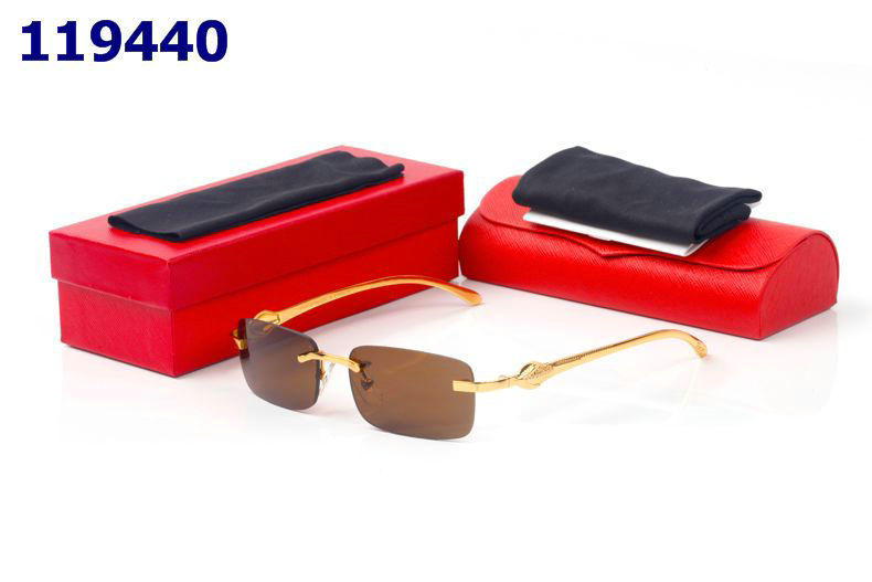 Wholesale Cheap Cartier Panthere Metal Glasses for sale