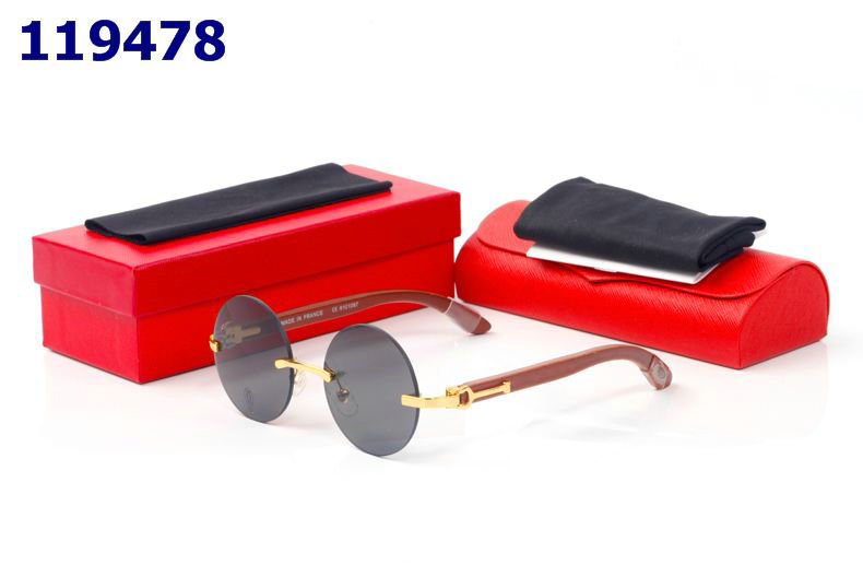 Wholesale Cheap Cartier Round Lens Eyeglasses for sale