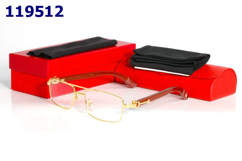 Wholesale Cheap Cartier Eyeglasses Wood Frames for sale