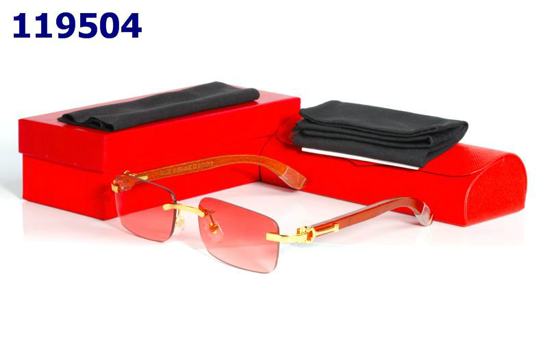 Wholesale Cheap Cartier Eyeglasses Wood Frames for sale
