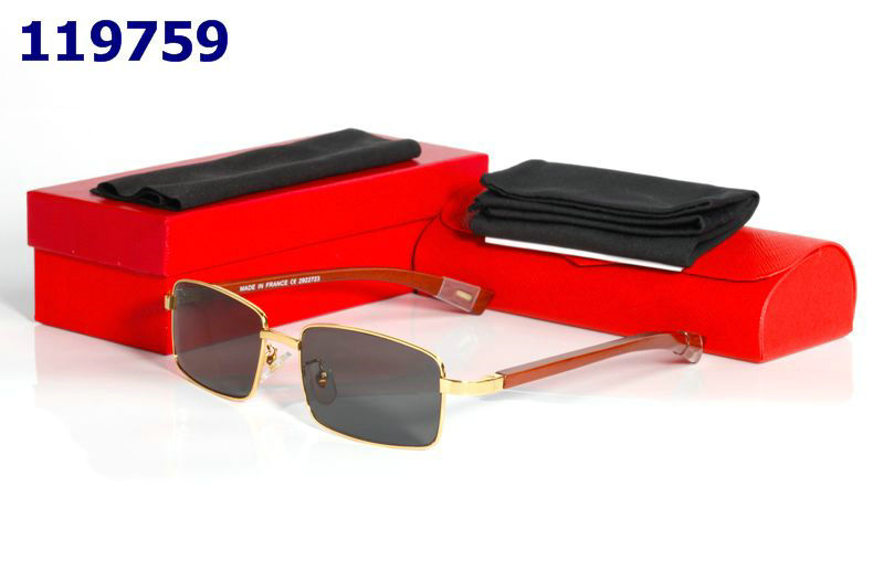 Wholesale Cheap Cartier Wooden Leg Eyeglasses Frames for sale