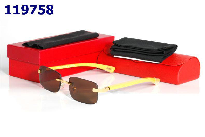 Wholesale Cheap Cartier Wooden Leg Eyeglasses Frames for sale