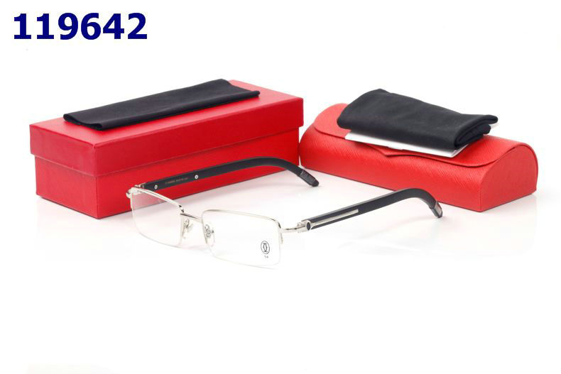 Wholesale Cheap Cartier Wooden Leg Eyeglasses Frames for sale