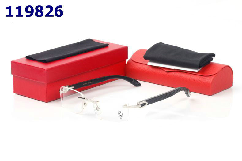 Wholesale Cheap Cartier Eyeglasses Wooden Frames for sale