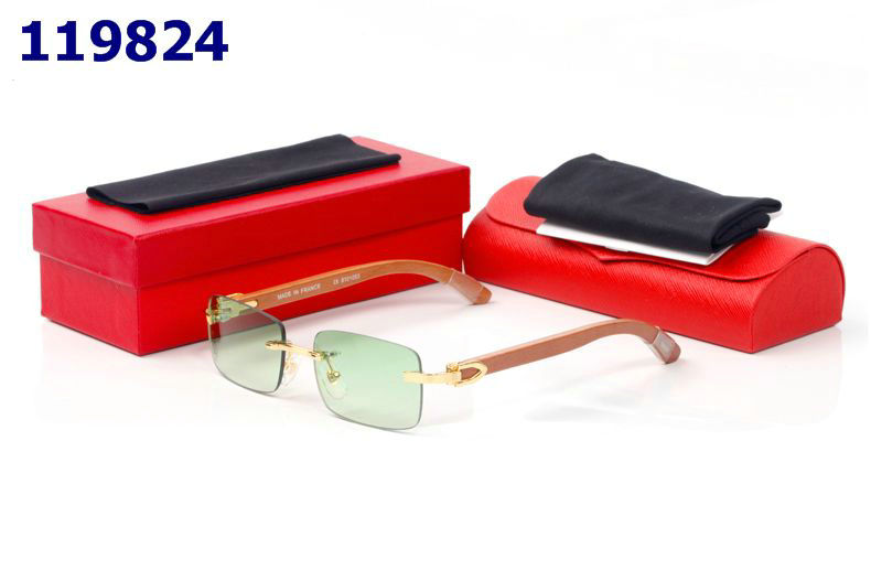 Wholesale Cheap Cartier Eyeglasses Wooden Frames for sale