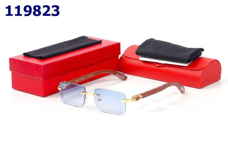 Wholesale Cheap Cartier Eyeglasses Wooden Frames for sale