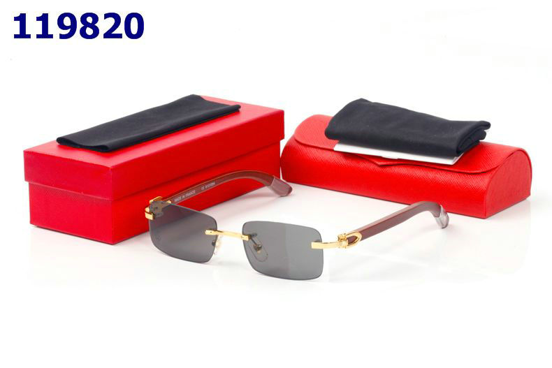 Wholesale Cheap Cartier Eyeglasses Wooden Frames for sale