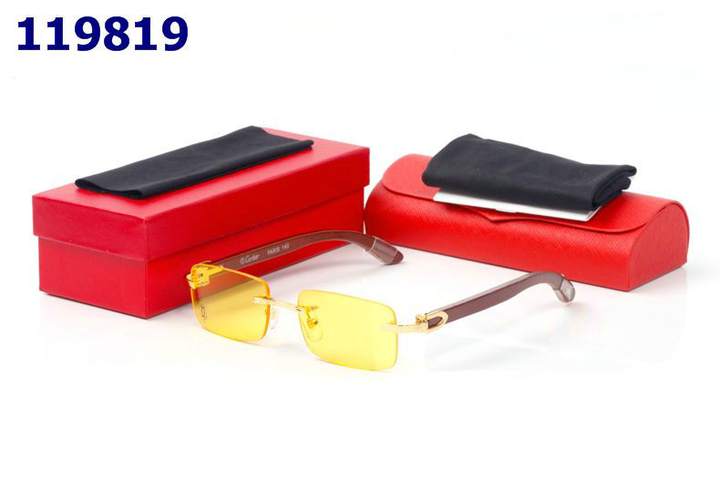 Wholesale Cheap Cartier Eyeglasses Wooden Frames for sale