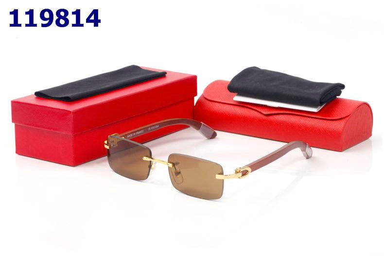 Wholesale Cheap Cartier Eyeglasses Wooden Frames for sale