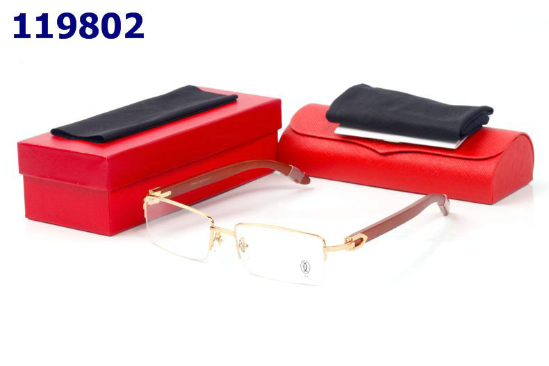 Wholesale Cheap Cartier Eyeglasses Wooden Frames for sale
