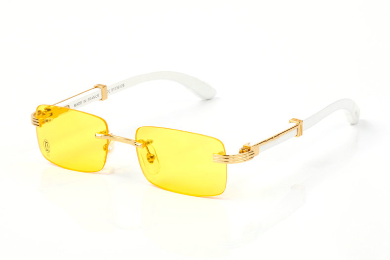 Wholesale Cheap Cartier eyeglasses Wood Frames for sale