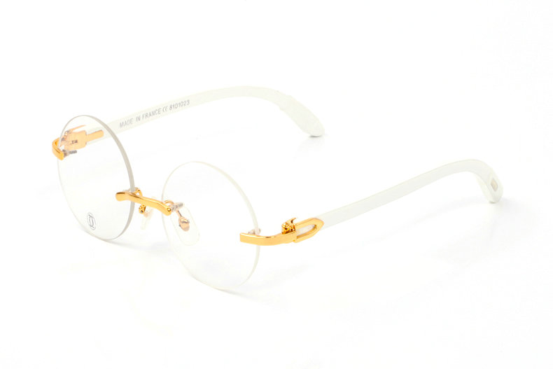 Wholesale Cheap Cartier Round Lens Eyeglasses Frames for sale