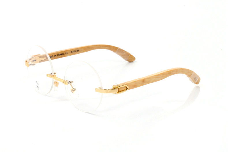Wholesale Cheap Cartier Round Lens Eyeglasses Frames for sale