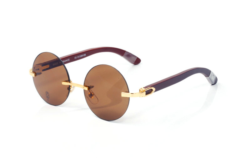 Wholesale Cheap Cartier Round Lens Eyeglasses Frames for sale