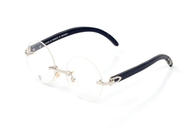 Wholesale Cheap Cartier Round Lens Eyeglasses Frames for sale