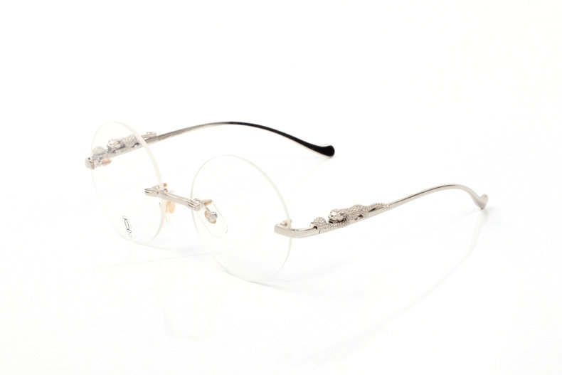 Wholesale Cheap Cartier Round Lens Eyeglasses Frames for sale