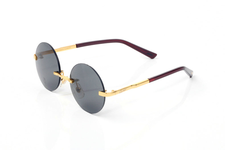 Wholesale Cheap Cartier Round Lens Eyeglasses Frames for sale