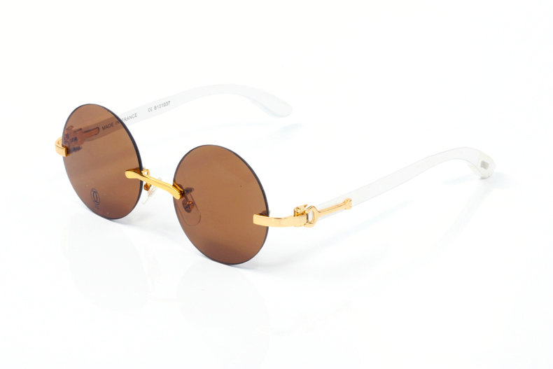 Wholesale Cheap Cartier Round Lens Eyeglasses Frames for sale