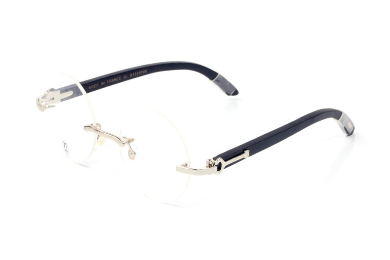 Wholesale Cheap Cartier Round Lens Eyeglasses Frames for sale