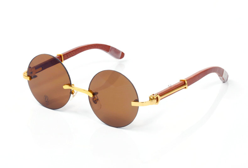 Wholesale Cheap Cartier Round Lens Eyeglasses Frames for sale