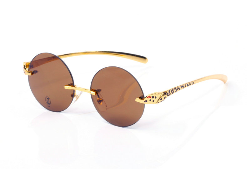 Wholesale Cheap Cartier Round Lens Eyeglasses Frames for sale