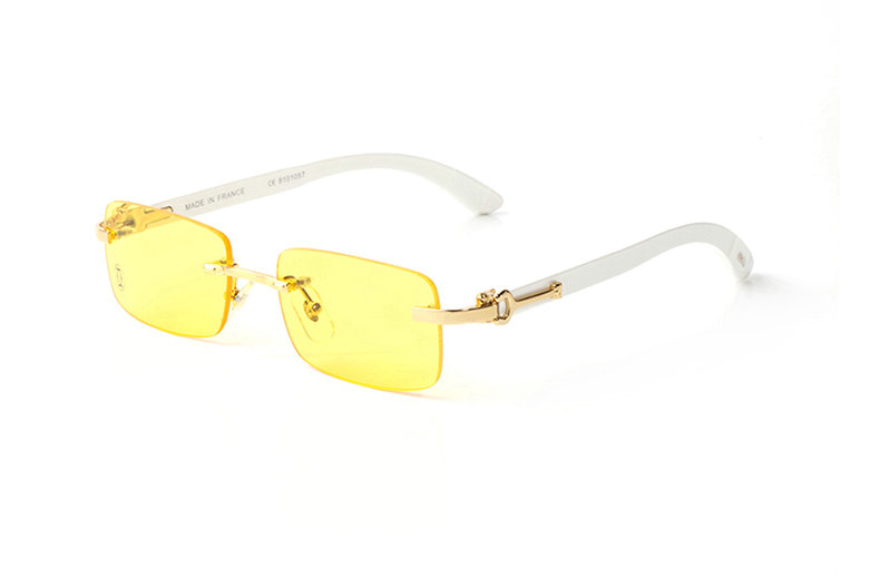 Wholesale Cheap Cartier Metal Eyeglasses Wood Frames for sale