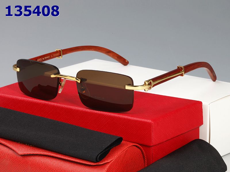 Wholesale Cheap Cartier Glasses Wood Frames for sale