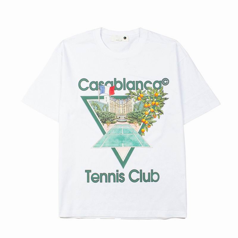 Wholesale Cheap C.asablanca Men's Short Sleeve Designer T Shirts for Sale
