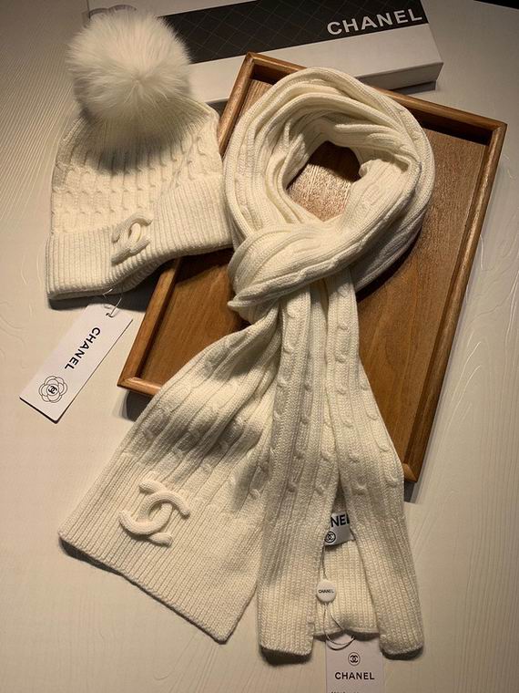 Wholesale Cheap C hanel Scarf hats for Sale