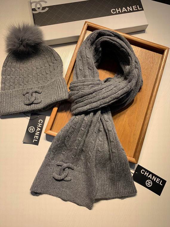 Wholesale Cheap C hanel Scarf hats for Sale