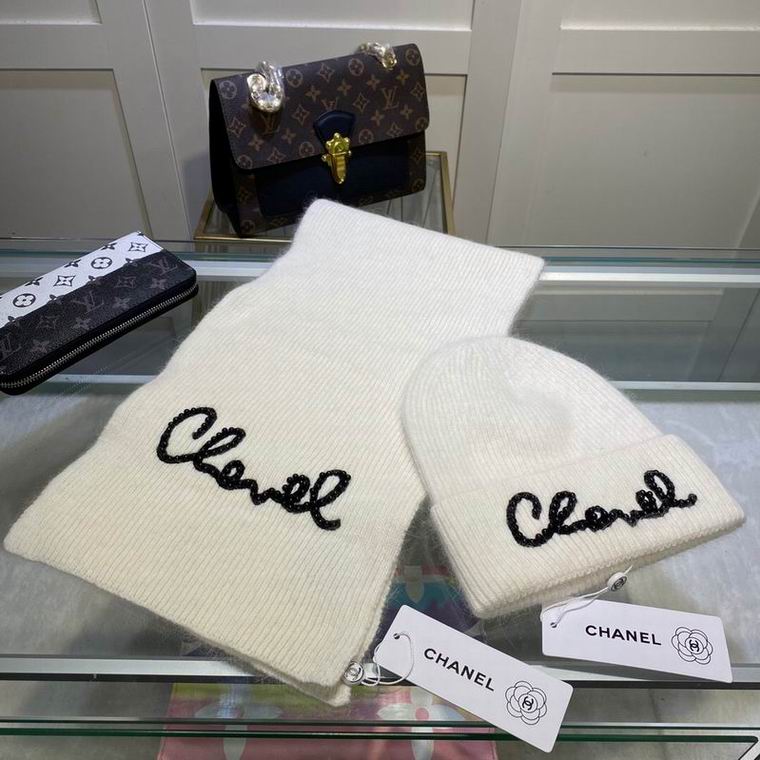 Wholesale Cheap C hanel Scarf hats for Sale