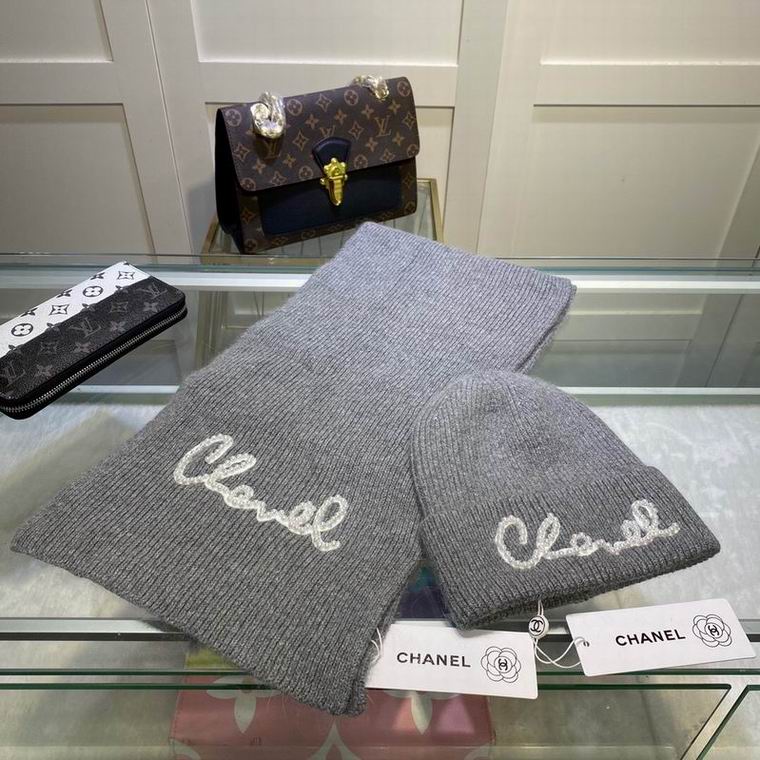 Wholesale Cheap C hanel Scarf hats for Sale