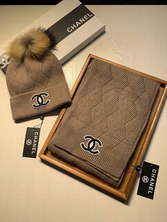 Wholesale Cheap C hanel Scarf hats for Sale