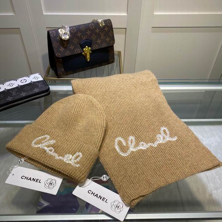 Wholesale Cheap C hanel Scarf hats for Sale