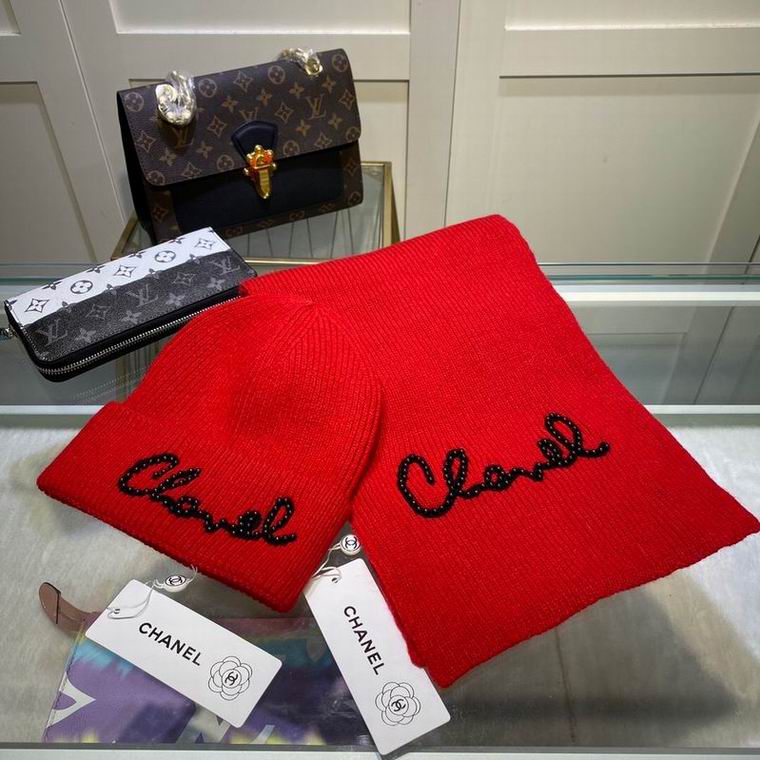 Wholesale Cheap C hanel Scarf hats for Sale