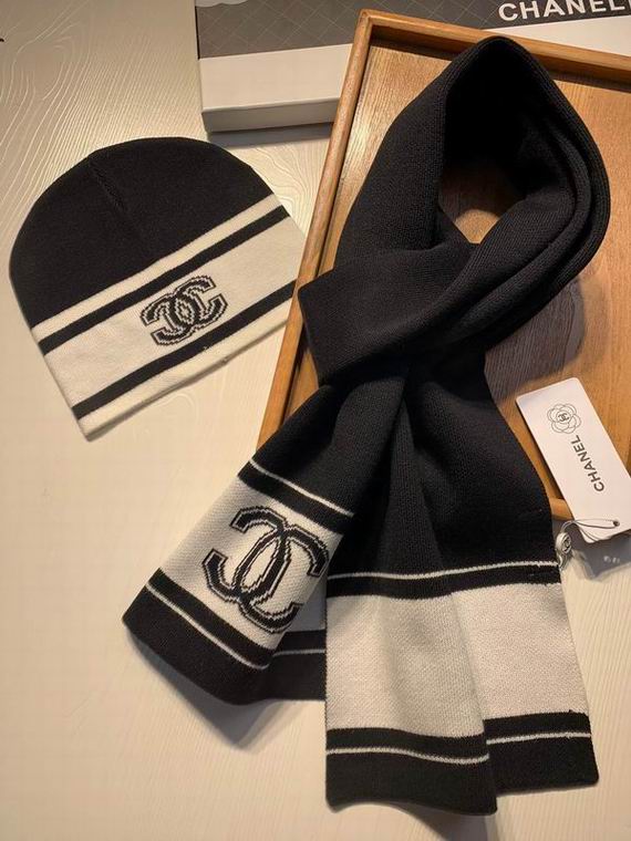 Wholesale Cheap C hanel Scarf hats for Sale