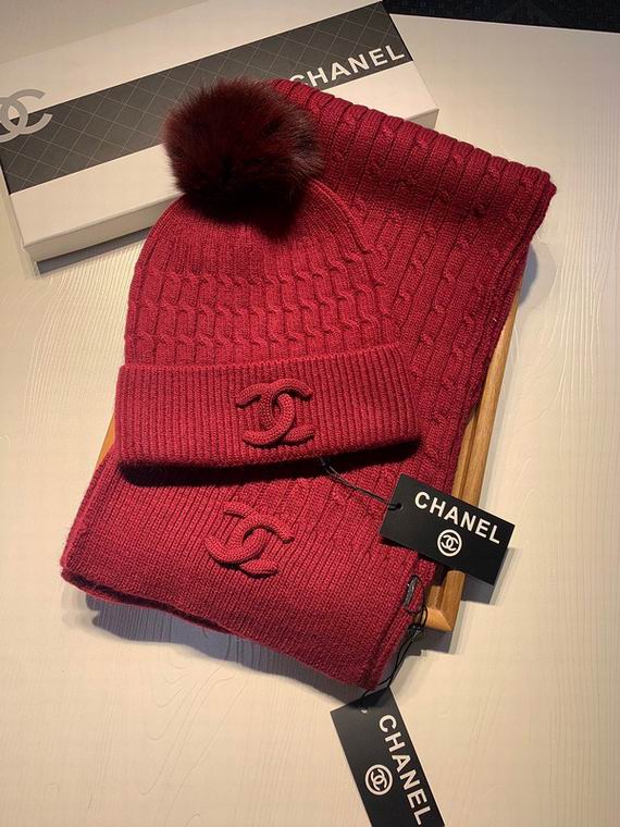 Wholesale Cheap C hanel Scarf hats for Sale