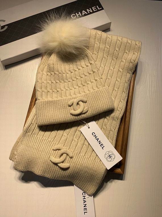 Wholesale Cheap C hanel Scarf hats for Sale