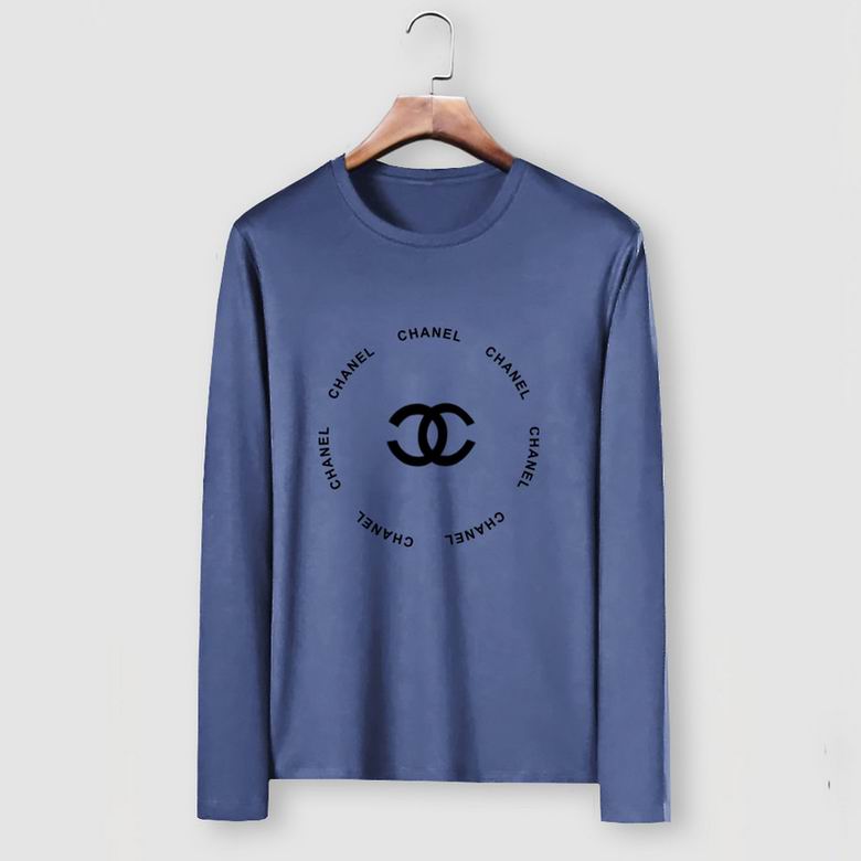 Wholesale Cheap C hanel Mens Long Sleeve T Shirts Sale