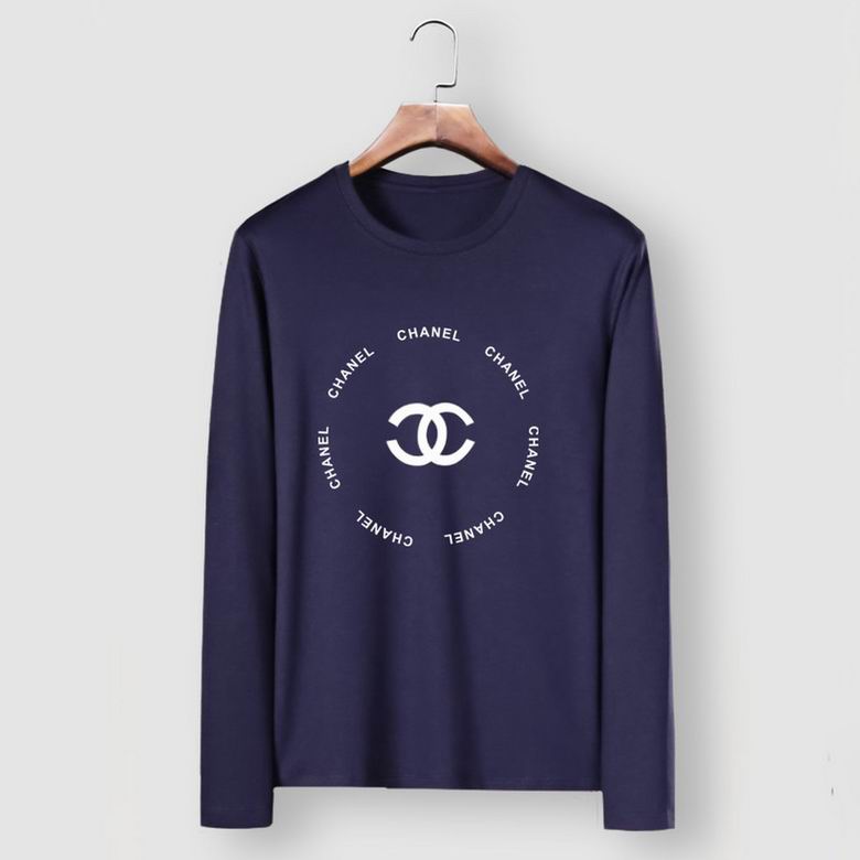 Wholesale Cheap C hanel Mens Long Sleeve T Shirts Sale